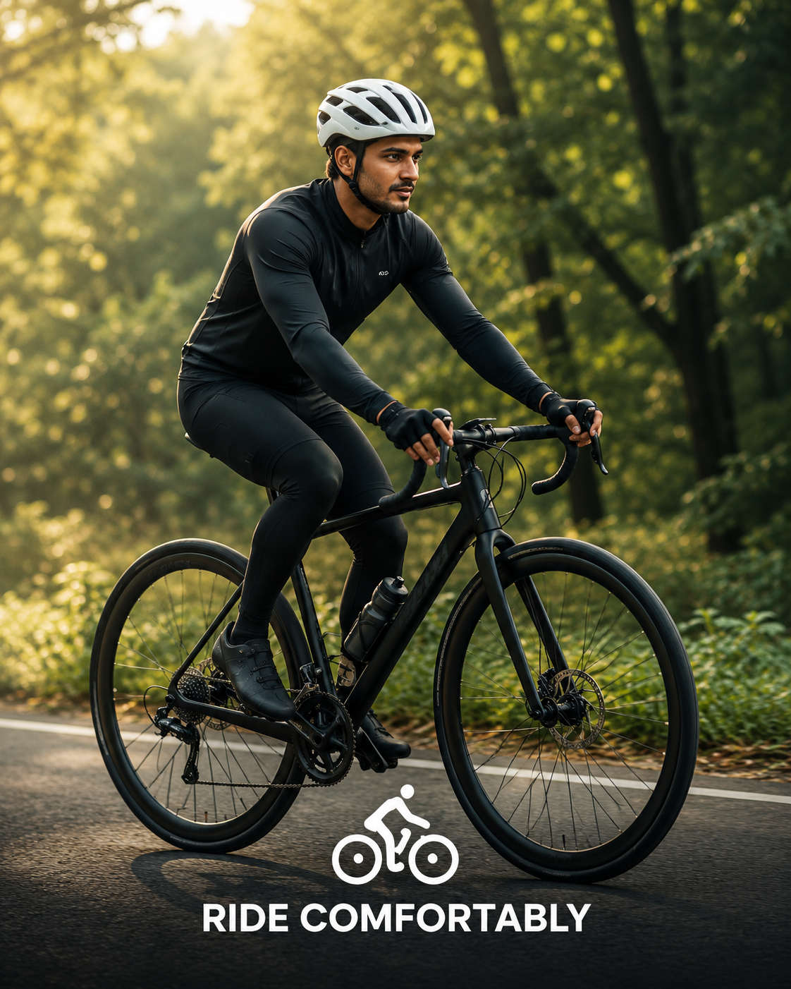 Breathable mosquito proof active-wear for bike riding